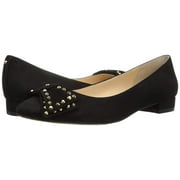 Vince Camuto Women's Annaley Leather Ballet Flats Black (9.5M)