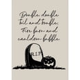 thumbnail image 3 of Nordic Halloween Skeleton Witchy Gothic Ghost Canvas Painting Pumpkin Bats Cat Poster Prints Wall Art for Living Room Decoration, 3 of 5