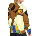 thumbnail image 4 of Lsque Scooby-Doo Pattern Casual Women's Hoodie,Hooded Sweatshirt with Kangaroo Pocket,Pullover Hoodie with Eye-catching Drawstrings-XX-Large, 4 of 8