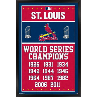 St. Louis Cardinals 11-Time World Series Champions 12'' x 16'' Collection  Framed Photo