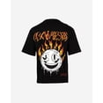 thumbnail image 4 of G West Mens Fire Smile Life Style Oversized T-Shirt White Size- L, 4 of 7