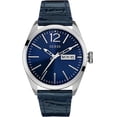 thumbnail image 2 of W0658G1,Men dress,Blue leather Strap,Blue dial,Stainless Steel Case,Three Hands,Day and Date,WR, 2 of 3