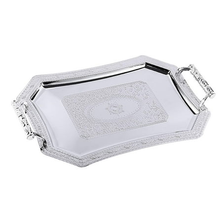 

European Style Pattern Tray Food Storage Organizer Fruit Plate Trays for Dinner Household Parties Weddings Birthday m