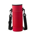 thumbnail image 4 of Porta botellas de agua,Portabotellas con correa para caminar,Bolsa portabotellas con bolsillo frontal,Funda para botella con correa ajustable para el hombro,Bolsa para botella de agua para, 4 of 8
