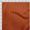 thumbnail image 4 of oneOone Popeline de Coton Sergé Tissu Rouge Tissu Géométrique pour Robe Tissu Imprimé Tissu au Mètre 56 Pouces de Large, 4 of 5