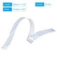 thumbnail image 2 of Uxcell 11.81'' 28 Pins FFC FPC Flat Flexible Cable(A Type) for LCD Laptop  Plastic White  10pcs, 2 of 5