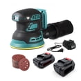 thumbnail image 2 of 125mm Brushless Electric Sander Random Orbital Wood Grinder Polishing Grinding Sanding Machine 3 Speed ,Low Vibration, 2 of 6