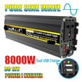 thumbnail image 1 of 8000W Intelligent Car Power Inverter 3000W-6000W Dual USB Vehicle Smart Inverter ,Easy to Operate, 1 of 5