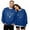 Blue, variant on Couple Sweatshirts "Love You Most/More" Letter & Graphic Sweatshirts Long Sleeve Relaxed Fit Couple Daily Outings Pullover Tops For Women
