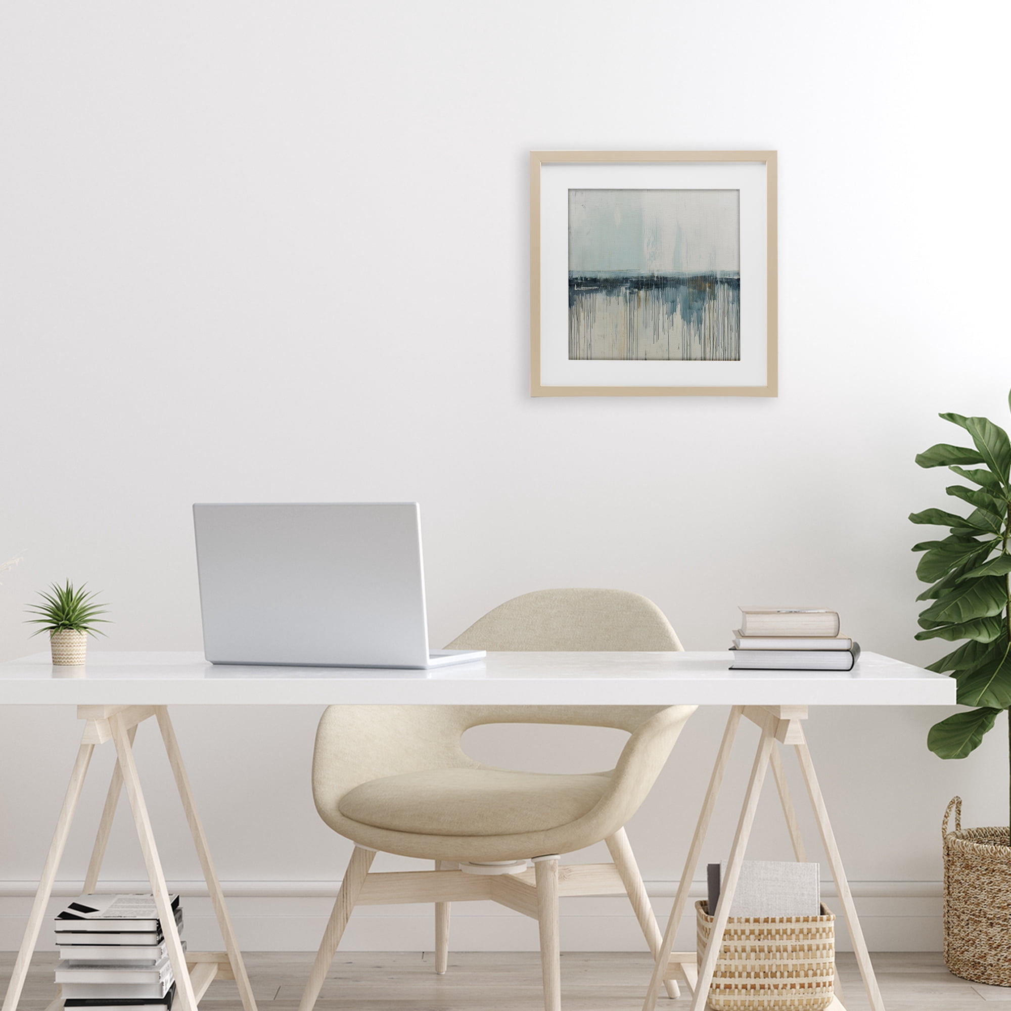 Stupell Industries Acrylic Drift Abstract Birch Framed Print Under Glass, design by Svetlana Aleynikova