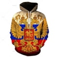 thumbnail image 3 of Sudadera con capucha con bandera de oso ruso y águila americana para hombre y mujer, sudadera con capucha de primavera y otoño, ropa Y2k con personalidad, sudadera para mujer y niño, 3 of 5