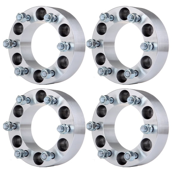 SCITOO 4Pcs 6x5.5 Wheel Spacers 2 inch with Studs 12x1.25 Bore 108mm 6 Lug 50mm Wheel Spacers 6x139.7mm fit for QX56 for Armada for Xterra Wheel Spacers