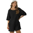 thumbnail image 2 of Rompers for Women Casual Short Sleeve Oversized Athletic Workout Reversible Hot Shot Tee Romper Deep, 2 of 5