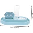 thumbnail image 4 of Cuenco antideslizante para gatos con boca inclinada, protección automática para agua potable, vértebras cervicales, cuenco para comida de gatos, cuenco para mascotas, 4 of 5
