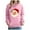 02 Pink, variant on Fewfanhot Sweatshirts for Women Merry Christmas Graphic Oversized Fleece Hoodies Xmas Holiday Sweater with Pocket