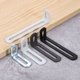 thumbnail image 4 of Uxcell 8 Pcs Soportes de Ángulo Recto Ajustables, Soporte de Esquina en L Ranurado 2"x1.2"x0.7", Soporte de Acero de 90 Grados para Estantes, Construcción de Muebles de Madera, Negro Mate, 4 of 6