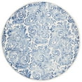 thumbnail image 2 of Safavieh Dip Dye Neasa Distressed Area Rug, Blue/Ivory, 7' x 7' Round, 2 of 11