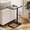 Dark Gray, variant on Upgraded TV Tray Table with Panel Lock, Adjustable Height & 90° Flip-Over Design, Sofa Arm End Side Table for Eating, Dinner, Snack, Laptop, Couch, Bed, Chair or Small Spaces, Gray