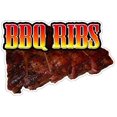 thumbnail image 1 of BBQ Ribs Concession Decal Barbeque Restaurant Stand got, 1 of 1