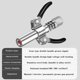 thumbnail image 4 of Acoplador de Grasa con Boquilla de Grasa de Engranaje de Manguera de 30 Cm Acoplador de Grasa de LiberacióN RáPida de Servicio Pesado 10000PSI Dos Accesorios de Prensa, 4 of 5