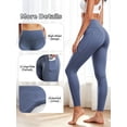 thumbnail image 4 of NELEUS Womens Compression Yoga Leggings for Workout High Waist Tummy Control with 2 Pockets,Black+Gray+Navy Blue,US Size M, 4 of 11