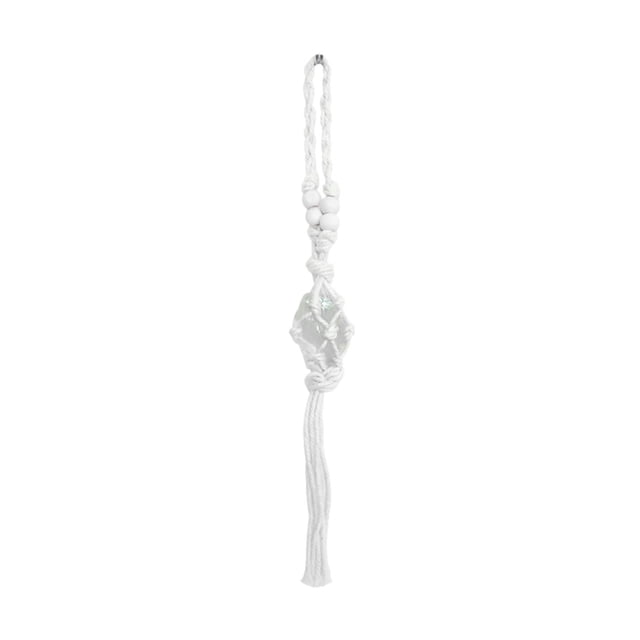 Crystal Rear Mirror Pendant Feng Shui Stones Decoration for Car