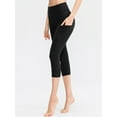 thumbnail image 3 of LOMGXIU Womens High Waist Tummy Control Cropped Capri Yoga Pants Buttery Soft Workout Leggings with Pockets, 3 of 6