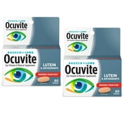 2 Pack Bausch & Lomb Ocuvite Eye Vitamin & Mineral Supplement with Lutein 60 Ea