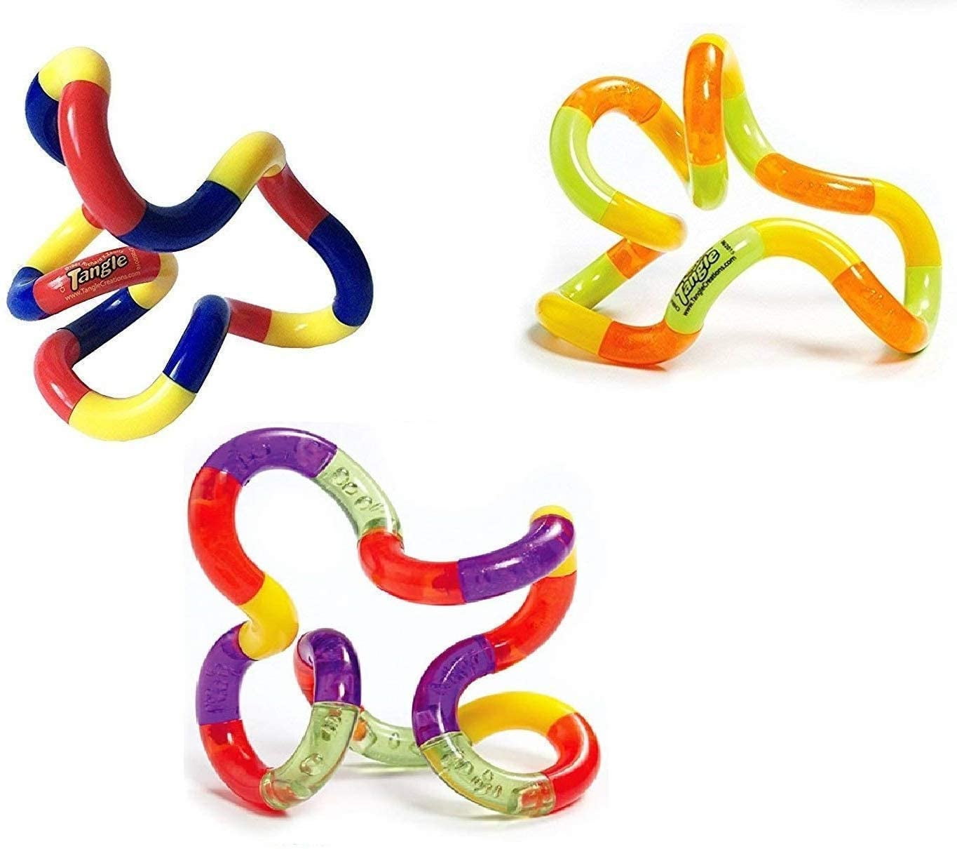 3 Pcs Fidget Twist Tangle Toy Fun Relax Anxiety Adhd Sensory String Autism Toy
