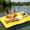 Yellow-10 FTx 6 FT, variant on 18/12/10/8/6 FT Lily Pad - Water Floating Mat - Lake Floating Mat, Triple-Layer Tear-Resistant XPE Foam, Suitable for Beaches, Oceans, and Pools. (10 FT x 6 FT)