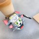 thumbnail image 4 of Funda para AirPods, adorable ratón 3D, grueso, suave, portátil, llavero, anillo de dedo, funda protectora de silicona, compatible con auriculares Apple AirPods brillar Electrónica, 4 of 5