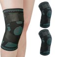 thumbnail image 1 of Bangcool Compression Sleeves Breathable Elastic Knee Sleeves Knee Brace with Strap, 1 of 8
