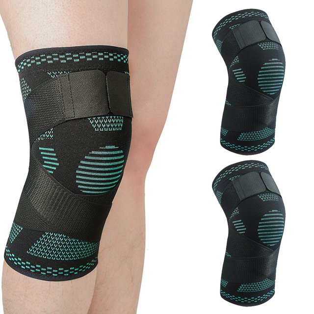 Bangcool Compression Sleeves Breathable Elastic Knee Sleeves Knee Brace with Strap