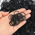 thumbnail image 6 of Fdelink 1000Pcs Mini Rubber Bands Soft Elastic Bands Non Slip Small Tiny Hair Ties for Toddlers Kids Braids Black, 6 of 10
