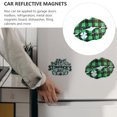 thumbnail image 3 of EeaseCA 1 Set St. Patrick's Day Car Magnet Car Reflective Magnetic Sticker Fridge Magnet, 3 of 7
