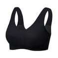 thumbnail image 3 of Eashery Women Bras Push Up Comfort Wireless Bra Soft Men'S Underwear Black XL, 3 of 5
