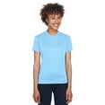 thumbnail image 2 of UltraClub Women's Cool & Dry Sport V-Neck Basic Tee Shirt 8400L, 2 of 3