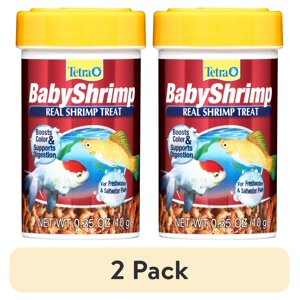 Tetra BabyShrimp Natural Shrimp Fish Treats, 2-Pack