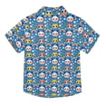 thumbnail image 2 of Dailycode Small Short Sleeve Button Down Shirts Panda and Civet Cat Face Casual Shirt 3-10 Years, 2 of 9
