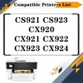 thumbnail image 2 of CS921 CS923 Developer Kit, Compatible for Lexmark CS921 CS923 CX920 CX921 CX922 CX923 CX924 Printers【High Print Volume with Chip】, 2 of 7