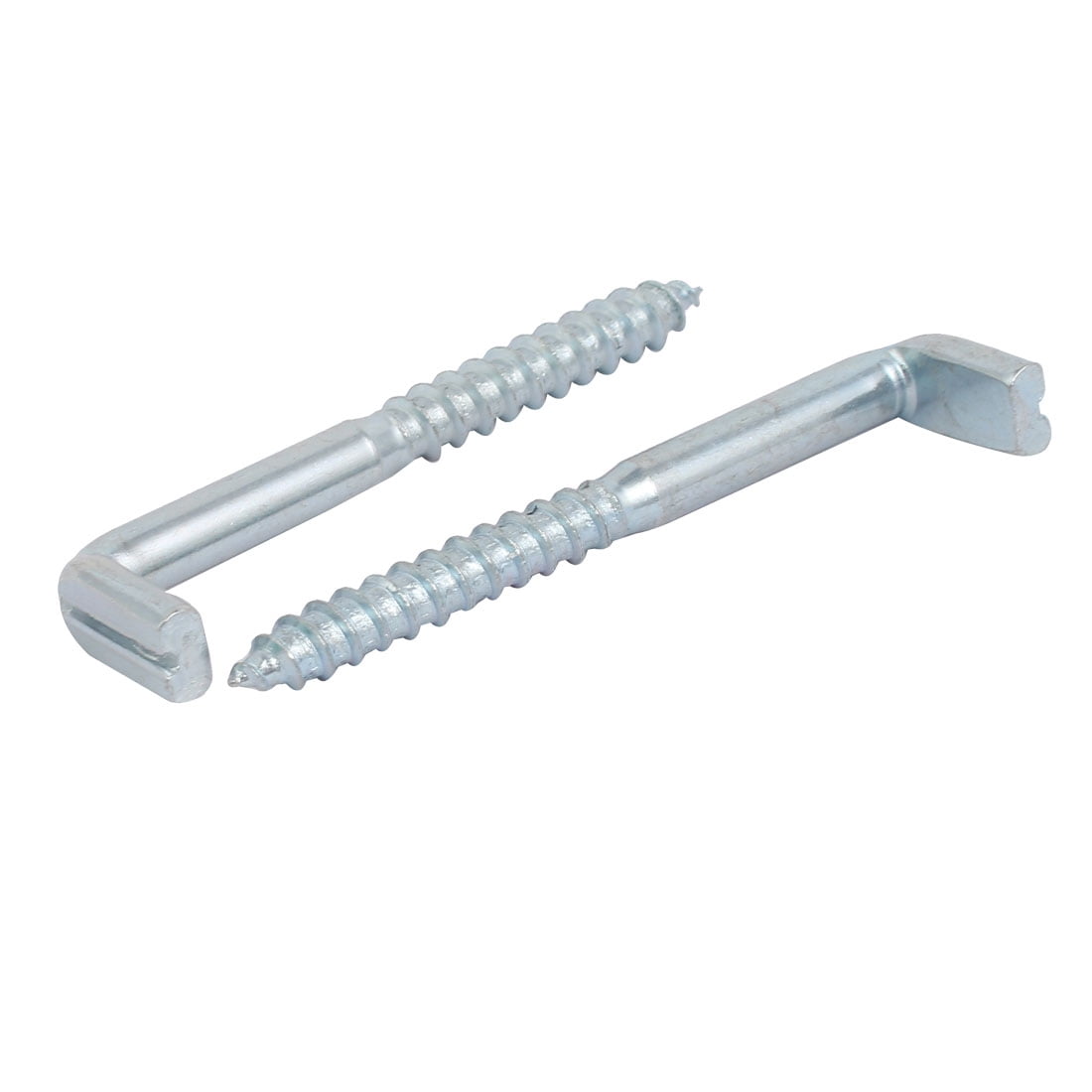 Unique Bargains 65mm Length Carbon Steel Zinc Plated LShape Self