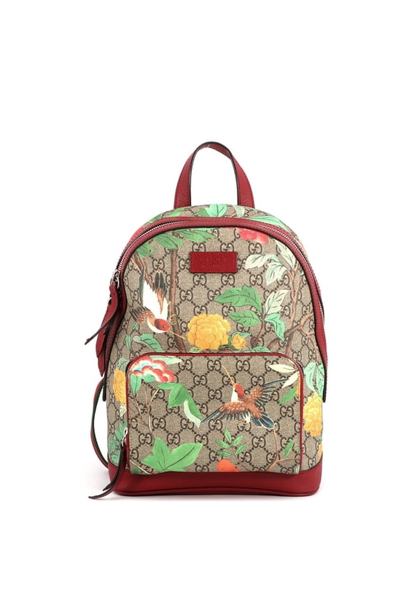 Pre-Owned Gucci Backpack GG Supreme Tian 427042 GUCCI Handbag