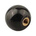 thumbnail image 2 of Chendee 5Pcs Black Round Ball Bakelite Lever Knob M5/6/8/10/12 Machine Tool Replacement,M5X20, 2 of 9