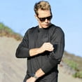 thumbnail image 2 of Men QuickDry LS Shirt - Black - XXXXL, 2 of 5