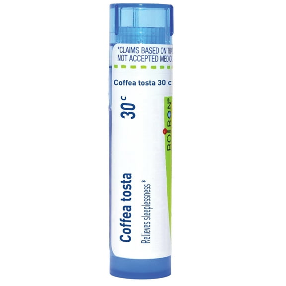 Boiron Coffea Tosta 30C, Homeopathic Medicine for Sleeplessness, 80 Pellets