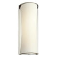 thumbnail image 2 of Kichler Lighting 10693PN 12" 1 Light Fluorescent Wall Sconce in Polished Nickel,, 2 of 4