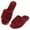 Red Wine, variant on LORDFON Open Toe Womens Slippers Slip-On House Slippers with Memory Foam