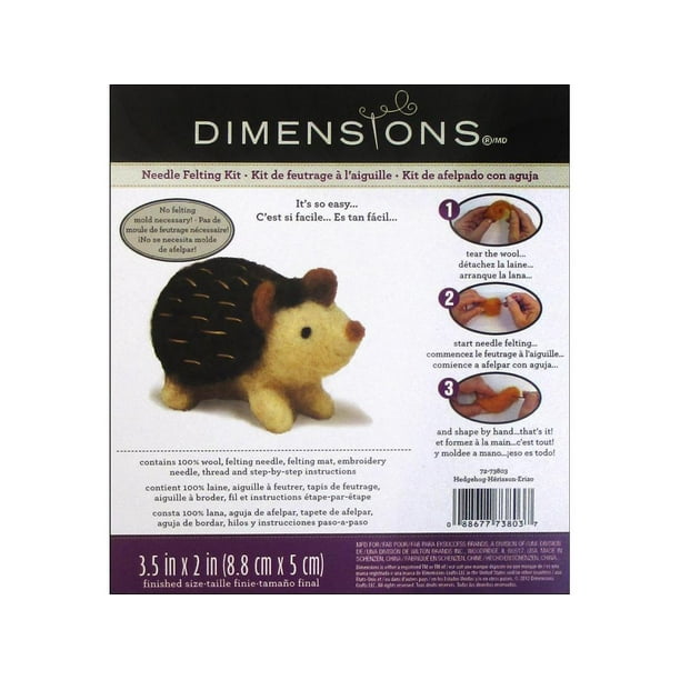 Dimensions Needle Felting Kit Hedgehog
