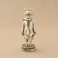 thumbnail image 4 of Giaone Antiqued Brass Frogs Swordsman Statue Miniature for Artistic Space Decoration, 4 of 10