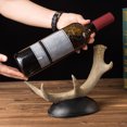 thumbnail image 5 of Zxsyw Deer Horn Wine Rack, Tilted Wine Cabinet, Wine Stopper - Decorative Resin Ornament for Home Bar and Kitchen Storage, 5 of 5